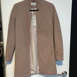 ONLY Ribbed Tan Coat